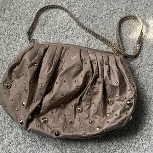 Diane Von Furstenberg DVF studded purse.